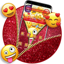 Sparkling Zipper Emoji Theme😘 APK