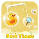 Cute Charming Duck Launcher Theme APK