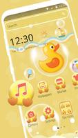 Cute Charming Duck Launcher Theme ảnh chụp màn hình 1