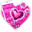 Beautiful Pink Glitter Heart Theme💖💗