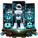 Blue Technology Robot Theme🤖 APK