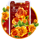 Beautiful Red Yellow Flower Theme🌻 APK