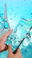 Blue Diamond Glitter Theme screenshot 1