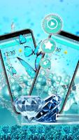 Blue Diamond Glitter Theme screenshot 2