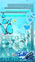 Blue Diamond Glitter Theme screenshot 3
