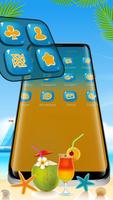 Happy Beach Day Launcher Theme تصوير الشاشة 2