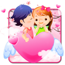 Cute Valentine Couple Theme👩‍❤️‍💋‍👨 APK
