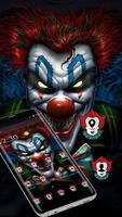 Dark Vicious Horrific Clown Theme Poster