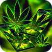 Green Flaming Leaf Weed Theme
