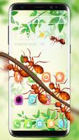 Green Nature Ant Theme الملصق