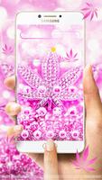 Poster Pink Diamond Weed Theme