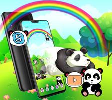 Cute Panda Nature Launcher Theme🐼 ポスター