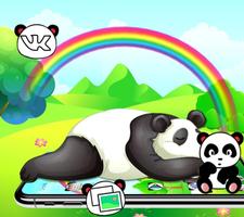 Cute Panda Nature Launcher Theme🐼 स्क्रीनशॉट 1