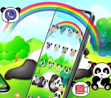 Cute Panda Nature Launcher Theme🐼 スクリーンショット 2