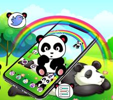 Cute Panda Nature Launcher Theme🐼 スクリーンショット 3