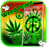 Rasta Weed Peace Reggae Theme icône