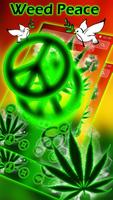 Rasta Weed Peace Reggae Theme تصوير الشاشة 1