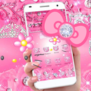 Lovely Pink Kitty Diamond Theme🐱 APK
