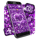 Purple Glitter Theme APK