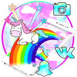 Unicorn Galaxy Launcher Theme🦄 icon
