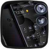 Metal Dark Black Launcher Theme🖤 Zeichen