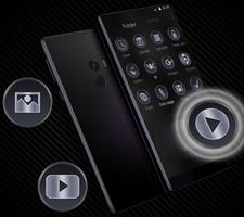 Metal Dark Black Launcher Theme🖤 Screenshot 2