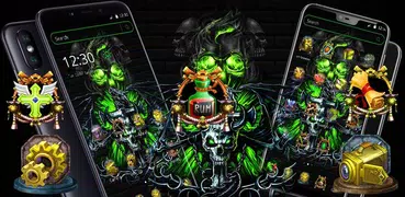 Skull Horror Launcher Theme