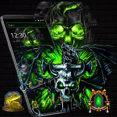 Skull Horror Launcher Theme APK Herunterladen
