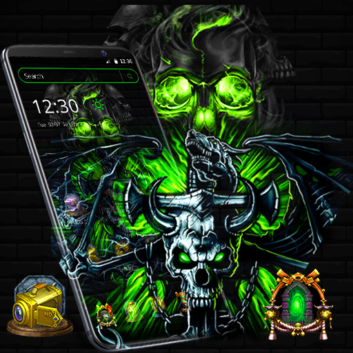 Skull Horror Launcher Theme