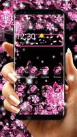 Black Pink Flowers Theme gönderen