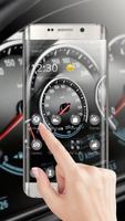 Theme Car Speedometer speed plakat