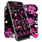 Black Pink Love Theme icône
