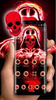 Hell Red Blood Skull Launcher Plakat