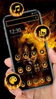 Roaring Fire Lion Launcher Theme 스크린샷 2