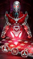 Red Sci-fi futuristic Robot Launcher स्क्रीनशॉट 3