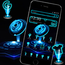 Blue Technology Launcher Theme APK