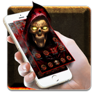 Bloody Zombie Monster Skull Launcher Theme icon