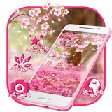 Glamorous Pink Flower Wallpaper Theme icône