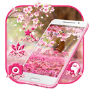 Glamorous Pink Flower Wallpaper Theme APK