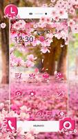 Glamorous Pink Flower Wallpaper Theme capture d'écran 1