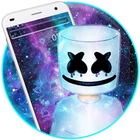 DJ Neon Galaxy Launcher Theme icon