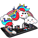 Cute Cartoon Unicorn Theme 🦄 APK