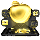 Golden Black Apple Launcher Theme🍎 APK