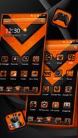 Black Orange Abstract Theme🧡 screenshot 3