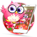 Pink Love Bird Launcher Theme🌸 APK