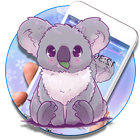Cute Kawaii Koala Theme أيقونة
