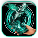 Neon Tech Bird Launcher Theme APK