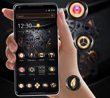 برنامه‌نما Black Business Mechanical Gear Theme عکس از صفحه