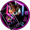 Neon Wolf Launcher Theme 🐺 APK