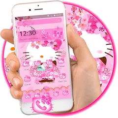 download Pink Princess Kitty Launcher Theme😻 APK